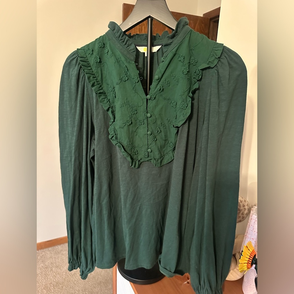 Boden Dark Green Blouse